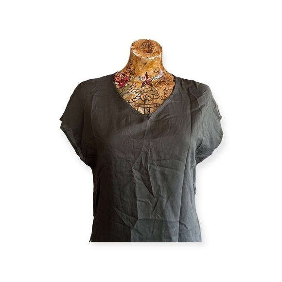 NET Ladies top green short sleeve Sz 4 small - Picture 2 of 7